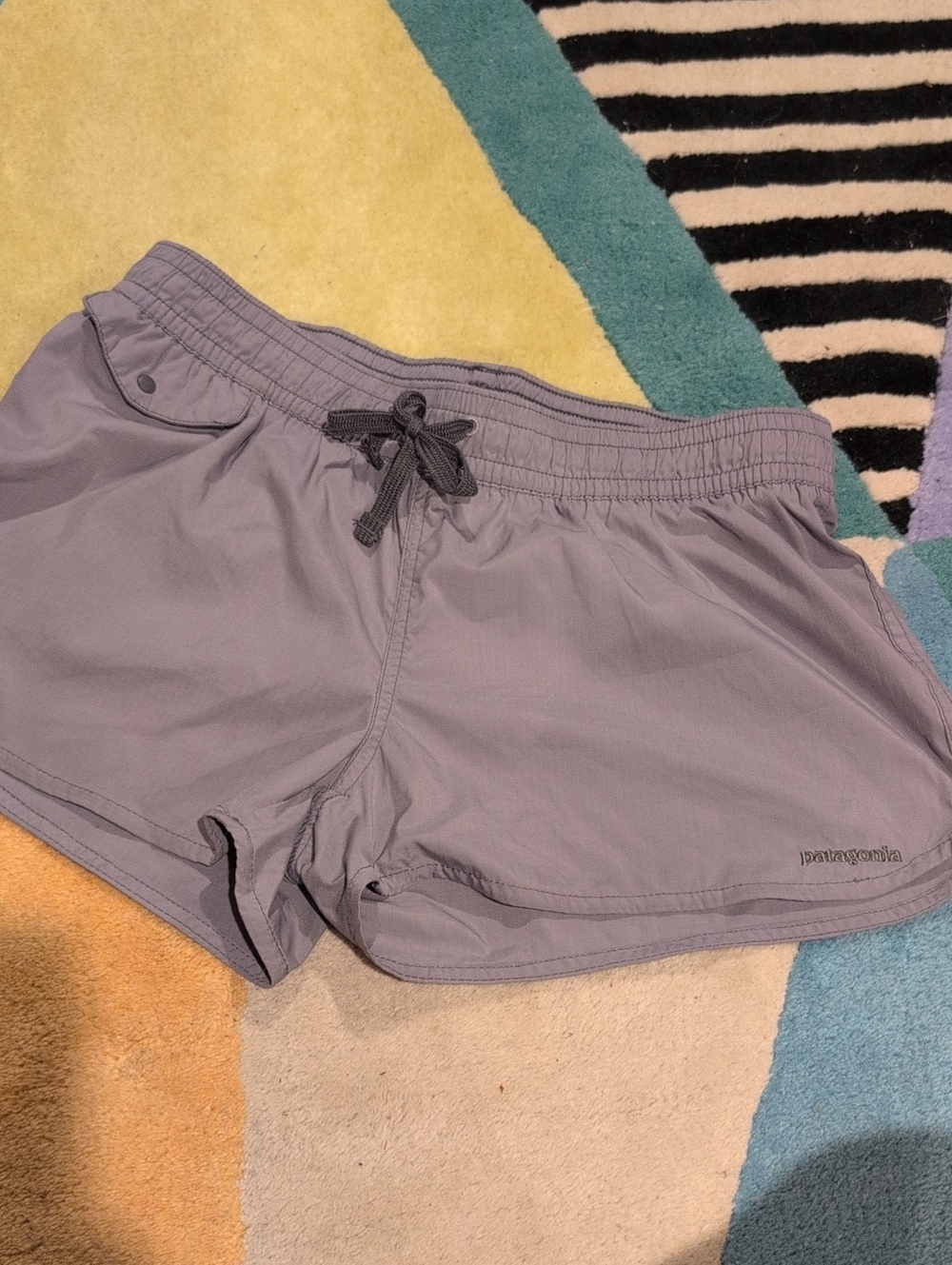 Patagonia Gray Run/Hike Shorts 2.5"